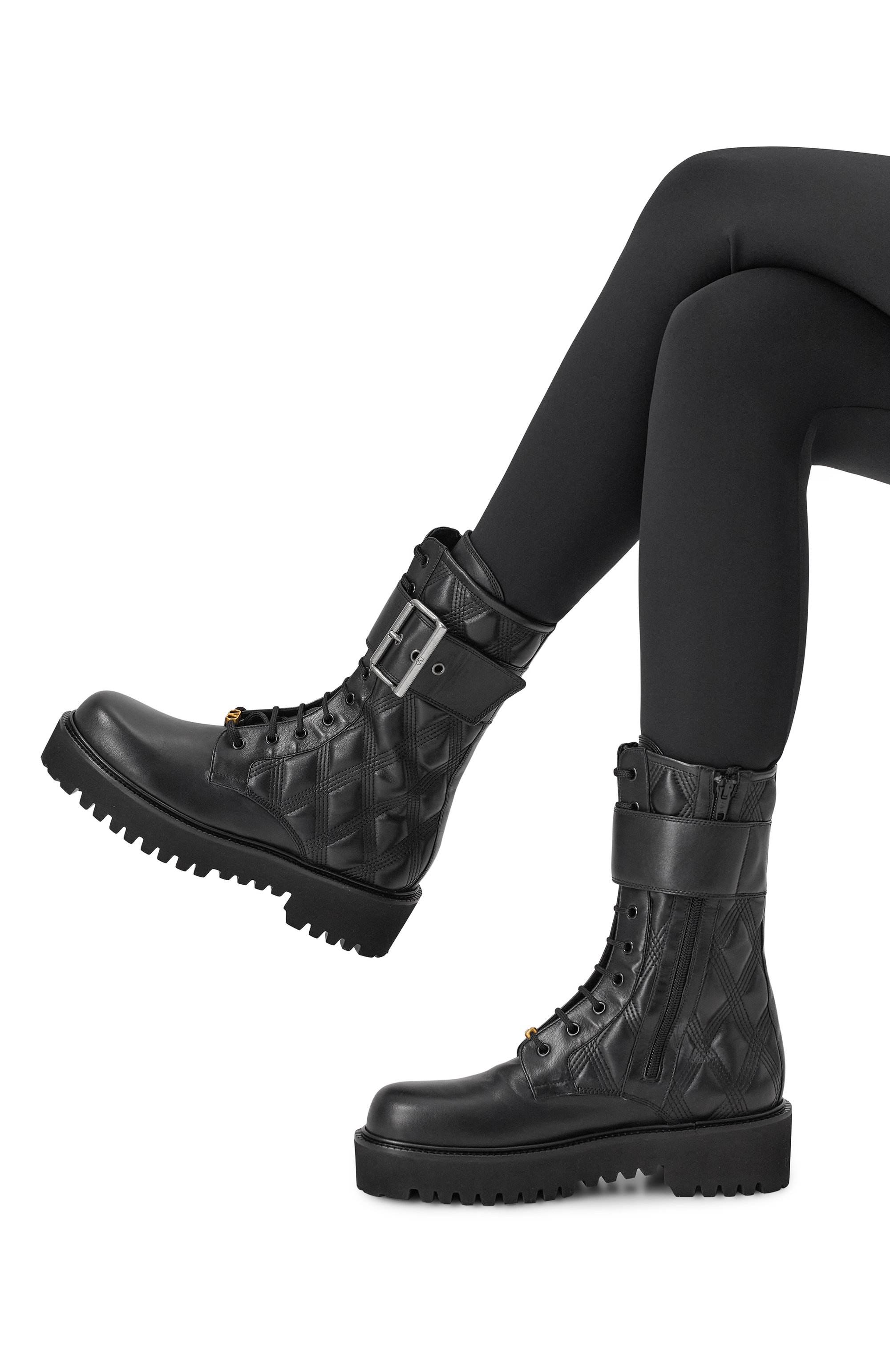 Кожаные ботинки quiltie 67 VALENTINO, арт. 7W2S0MQ0/FGZ, фото 2