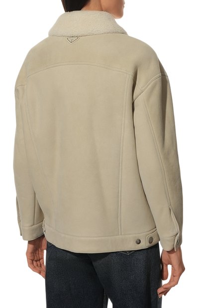 Дубленка из овчины PRADA, арт. 58A097-1ZXR-F0K74, фото 4