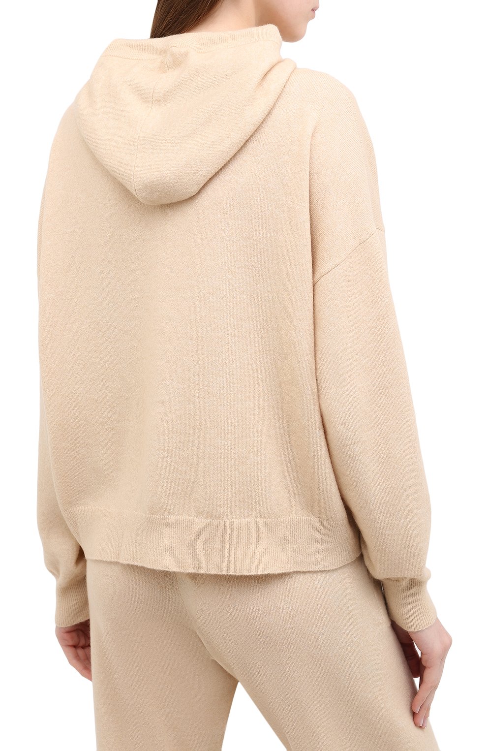 Худи ALLUDE бежевого цвета по цене 29250 руб., арт. 205/65025, фото 4 Худи ALLUDE, арт. 205/65025, фото 4