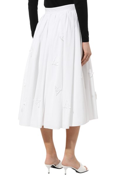 Хлопковая юбка PRADA, арт. P108TR-1ZBP-F0009-211, фото 4