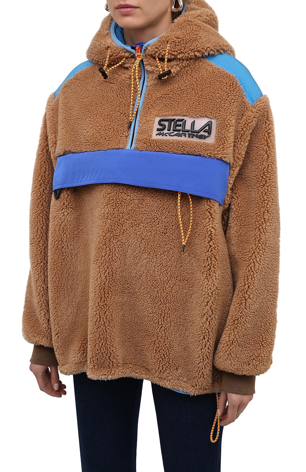 Анорак STELLA MCCARTNEY светло-коричневого цвета по цене 97950 руб., арт. 603726/SSB03, фото 3 Анорак STELLA MCCARTNEY, арт. 603726/SSB03, фото 3