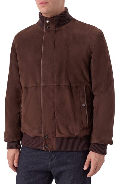 Замшевый бомбер PAUL&SHARK, арт. 15312714, фото 3