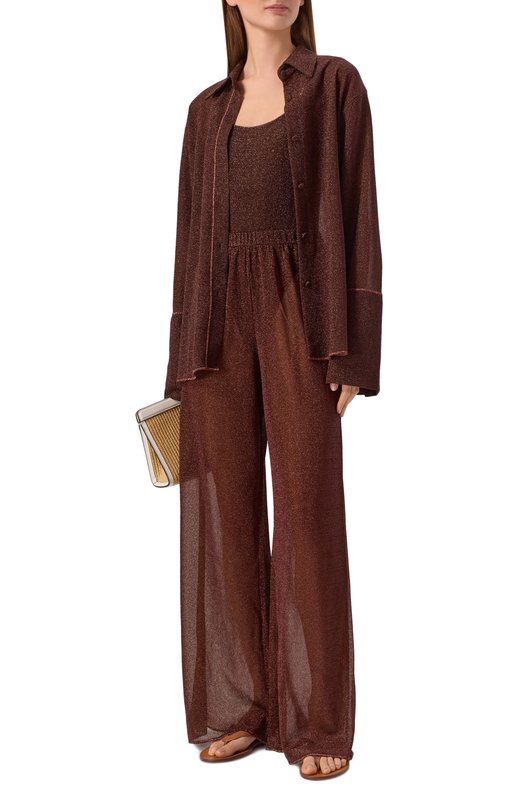 Блузка OSEREE LSF235/LUREX Коричневый  LSF235/LUREX Фото 2