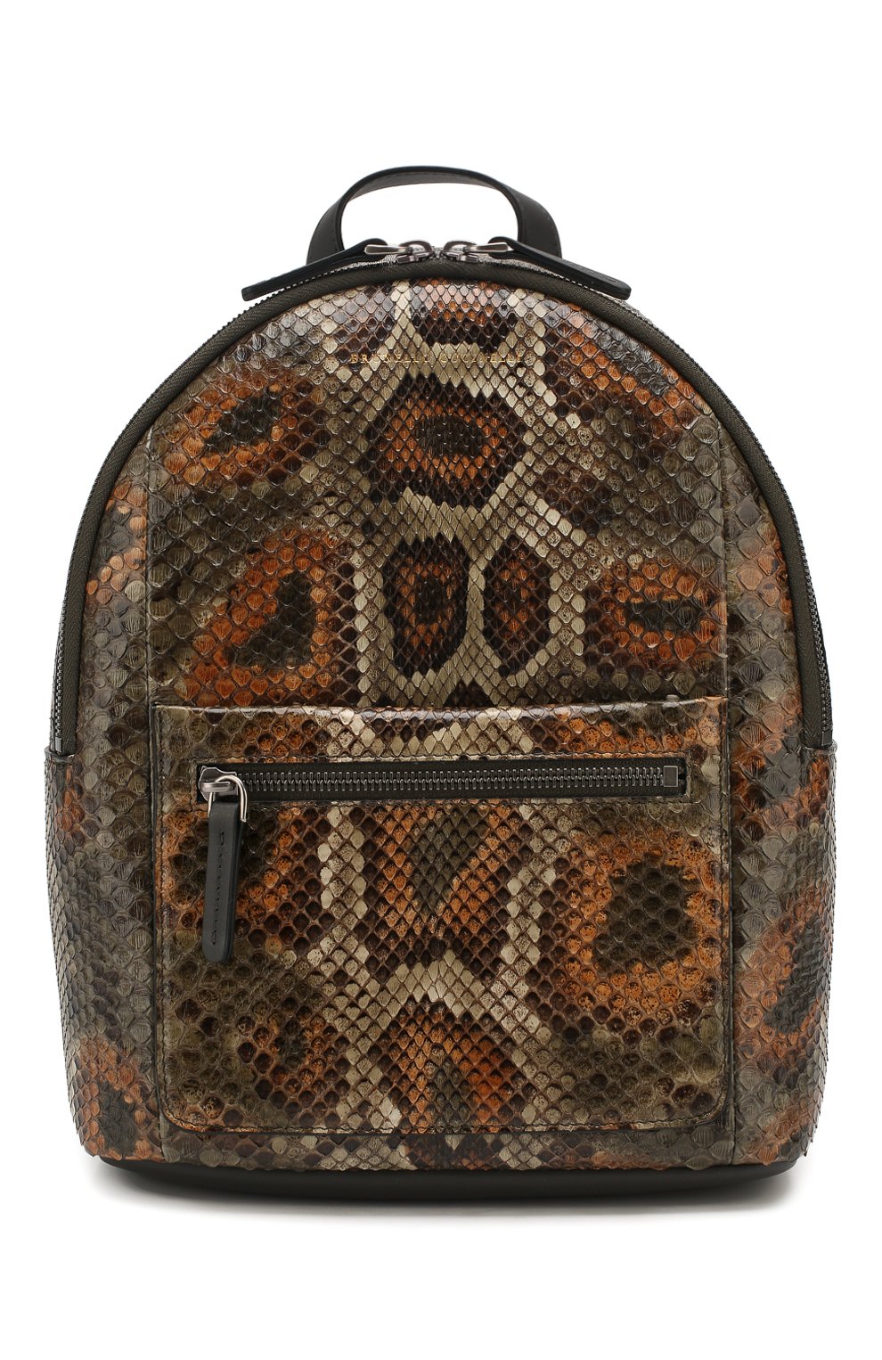 Рюкзак из кожи питона BRUNELLO CUCINELLI коричневого цвета по цене 482000 руб., арт. MBPXD2078P/PBIV, фото 1 Рюкзак из кожи питона BRUNELLO CUCINELLI, арт. MBPXD2078P/PBIV, фото 1