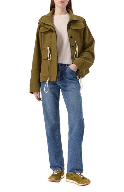 Замшевые кроссовки orbit BOTTEGA VENETA хаки цвета по цене 99500 руб., арт. 797306 V4JE1, фото 3 Замшевые кроссовки orbit BOTTEGA VENETA, арт. 797306 V4JE1, фото 3