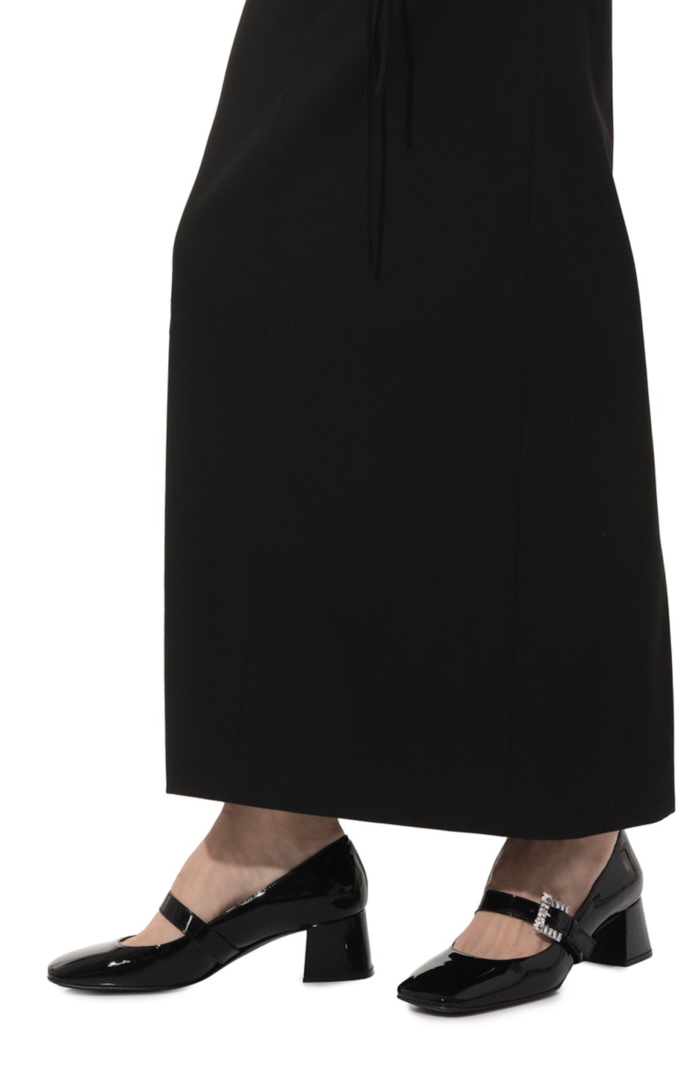 Кожаные туфли SERGIO ROSSI черного цвета по цене 99500 руб., арт. B07400/MVIV01, фото 3 Кожаные туфли SERGIO ROSSI, арт. B07400/MVIV01, фото 3