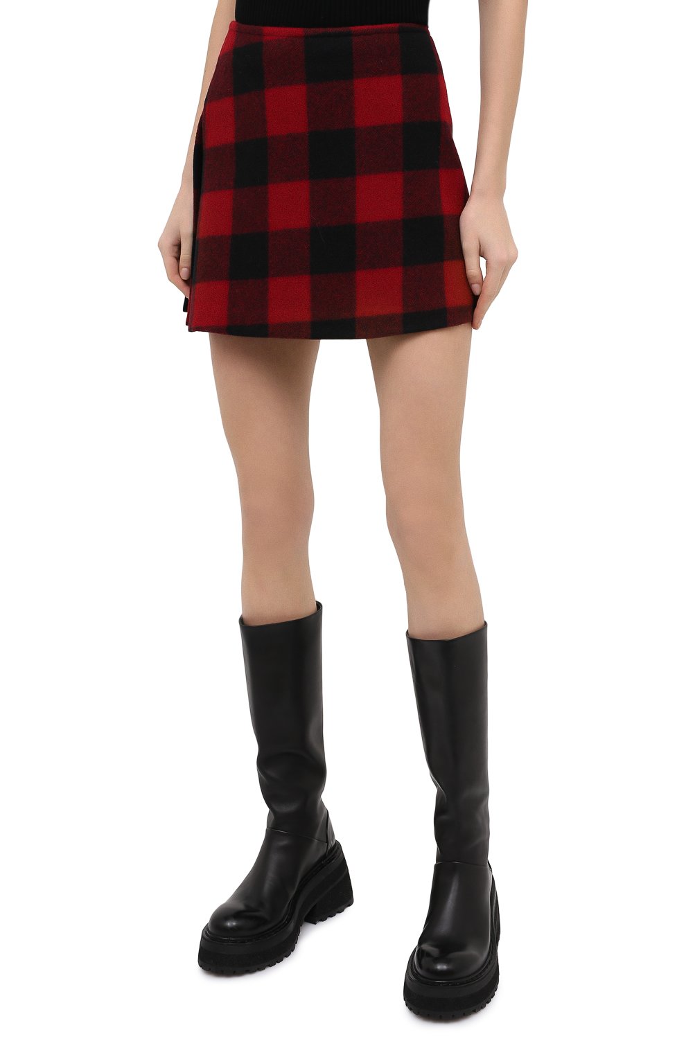 Шерстяная юбка DSQUARED2, арт. S72MA0818/S44496, фото 3