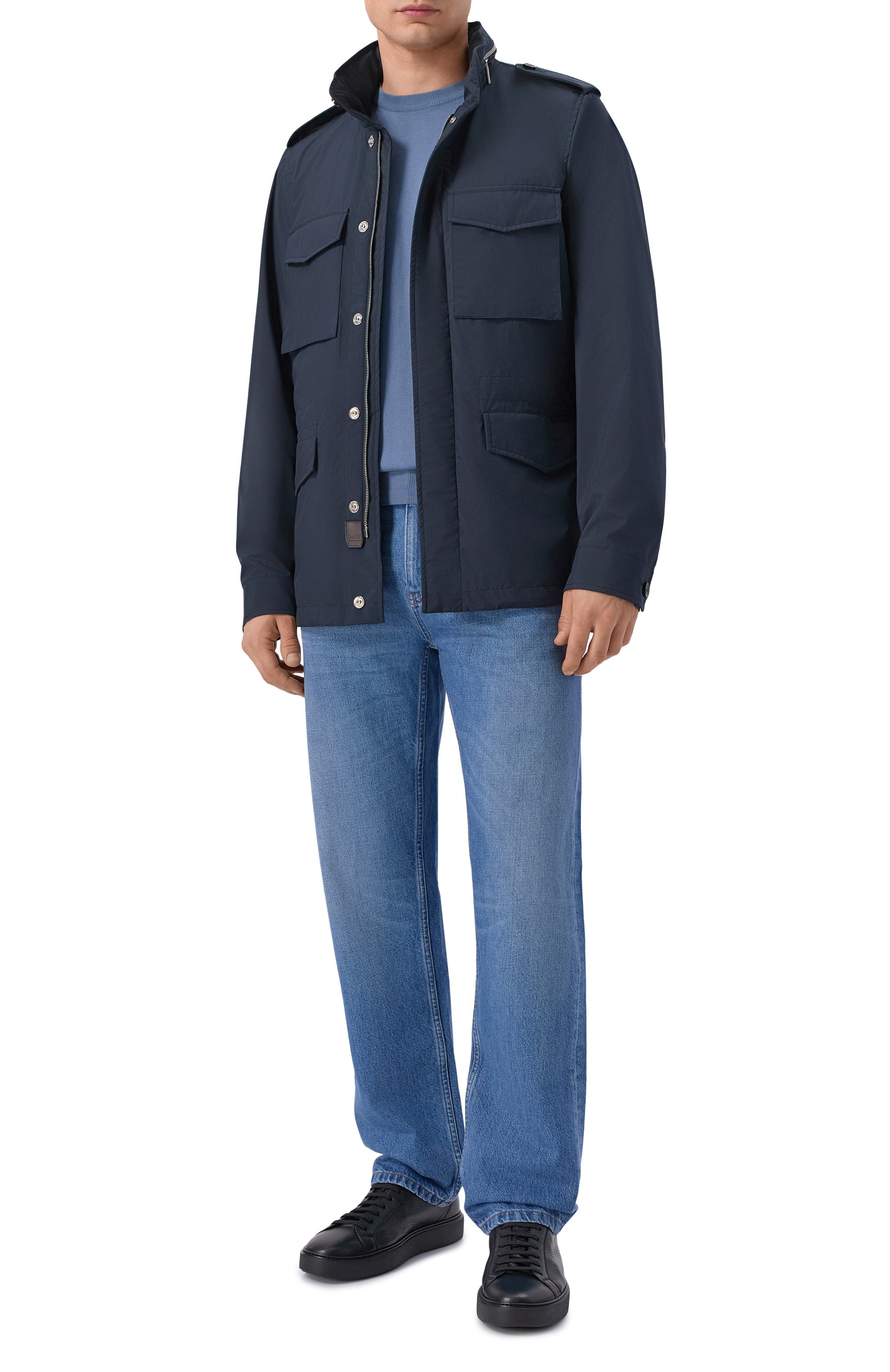 Кожаные кеды foley BLU BARRETT, арт. F0LEY-14036.7/CERV0, фото 2