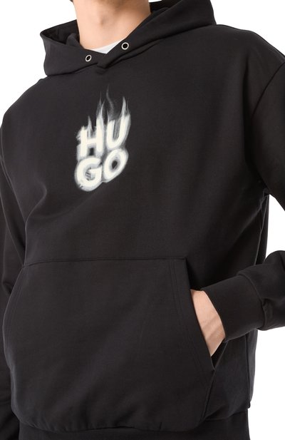 Хлопковое худи HUGO, арт. 50530428, фото 5