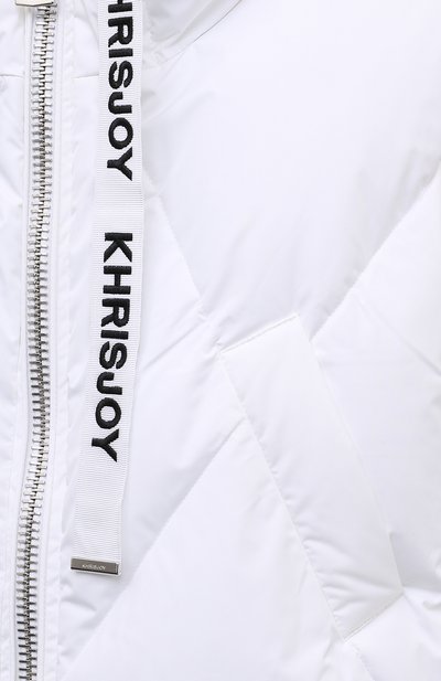 Пуховик KHRISJOY белого цвета по цене 139500 руб., арт. AFPW004/NY, фото 5 Пуховик KHRISJOY, арт. AFPW004/NY, фото 5