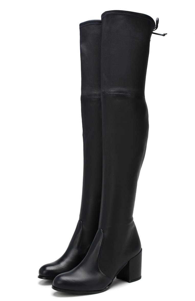 Кожаные ботфорты STUART WEITZMAN, арт. TIELAND/STR NAPPA, фото 1