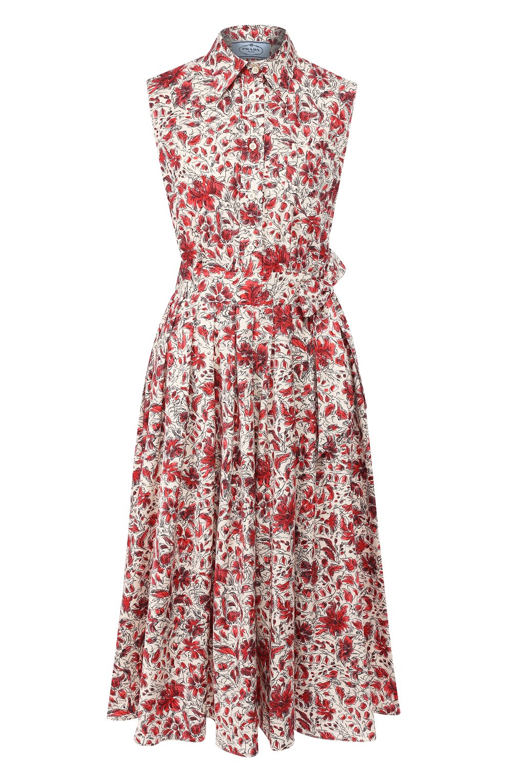 Хл опковое платье PRADA, арт. P38Q3M-1WNC-F0D17, фото 1
