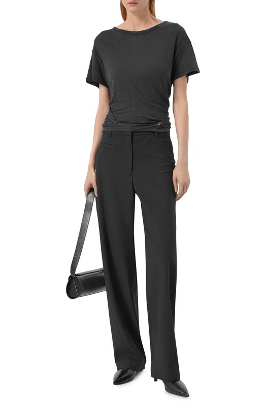 Льняной топ Iro WM19S0RENZA Серый  WM19S0RENZA Фото 2