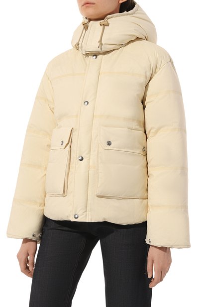 Пуховик the north face x gucci GUCCI кремового цвета по цене 302400 руб., арт. 663735 XAAC9, фото 3 Пуховик the north face x gucci GUCCI, арт. 663735 XAAC9, фото 3