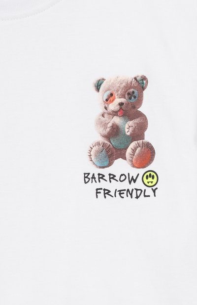 Хлопковая футболка BARROW, арт. S6BKJUTH003, фото 3