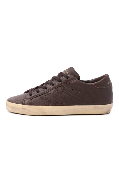 Кожаные кеды super-star GOLDEN GOOSE DELUXE BRAND, арт. GWF00101.F008887, фото 4