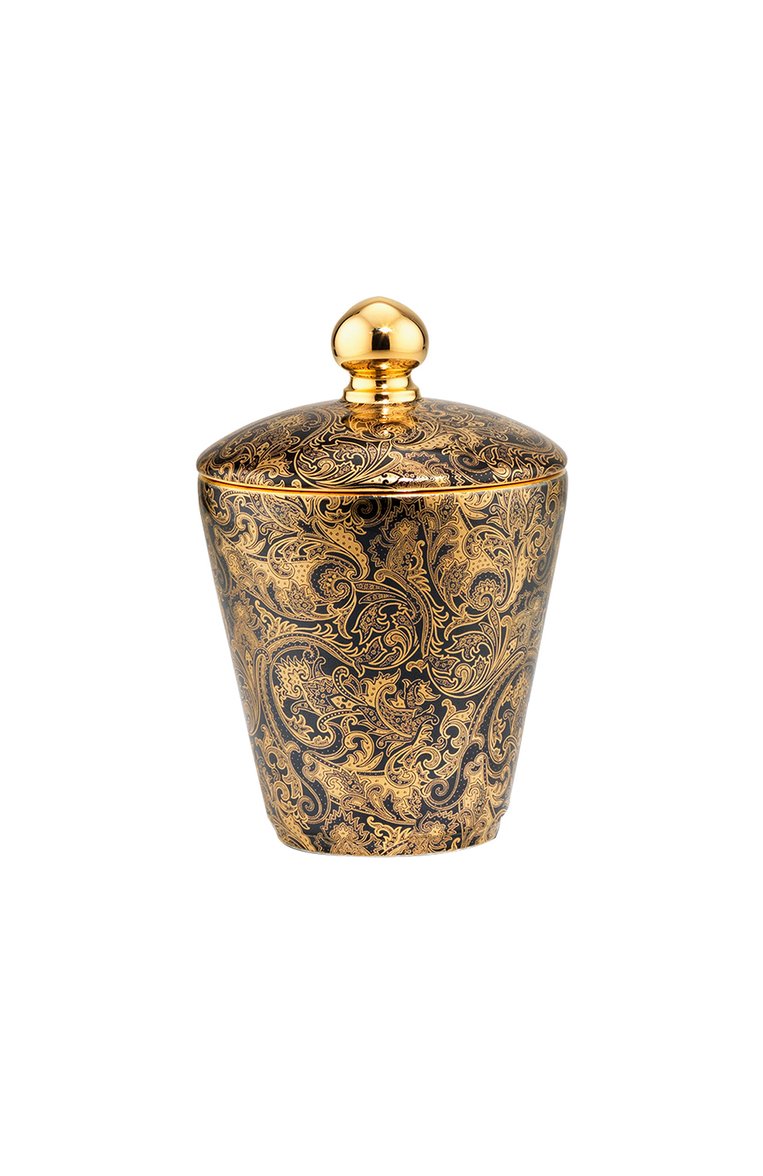 Подсвечник с крышкой black fine paisley STEFANO RICCI, арт. 0ACAN002/VELIN4, фото 1