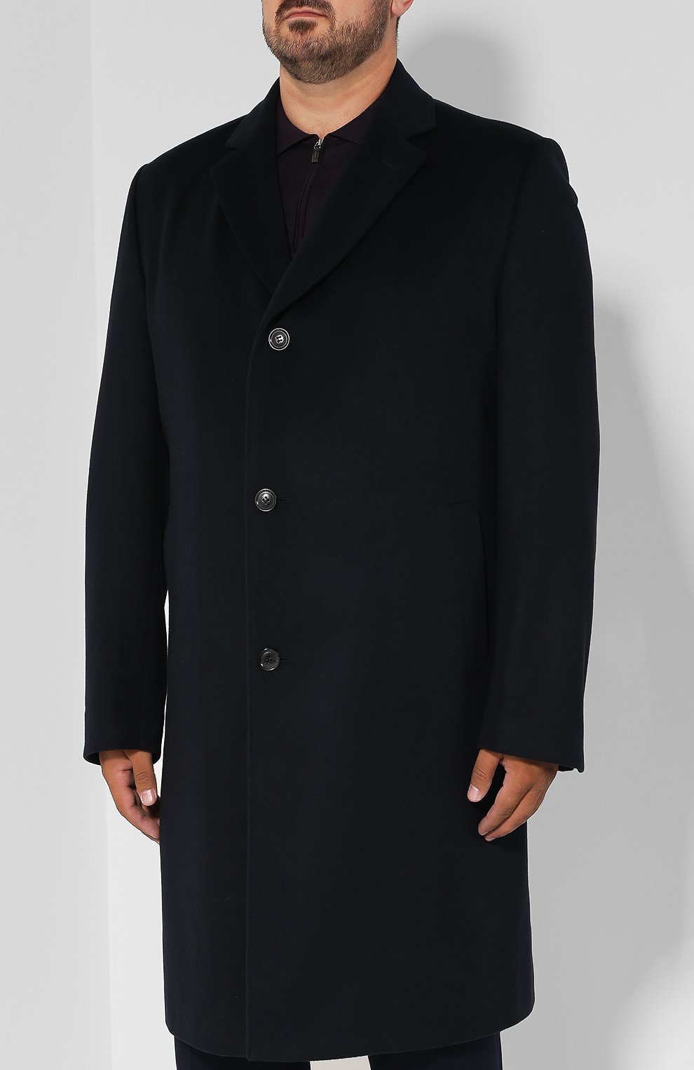 Кашемировое однобортное пальто EDUARD DRESSLER, арт. 601800/70102, фото 3