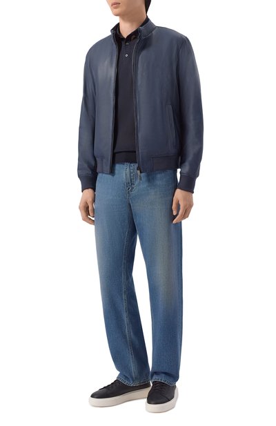 Мужская шелковое поло CORNELIANI, арт. 27M902/2725107