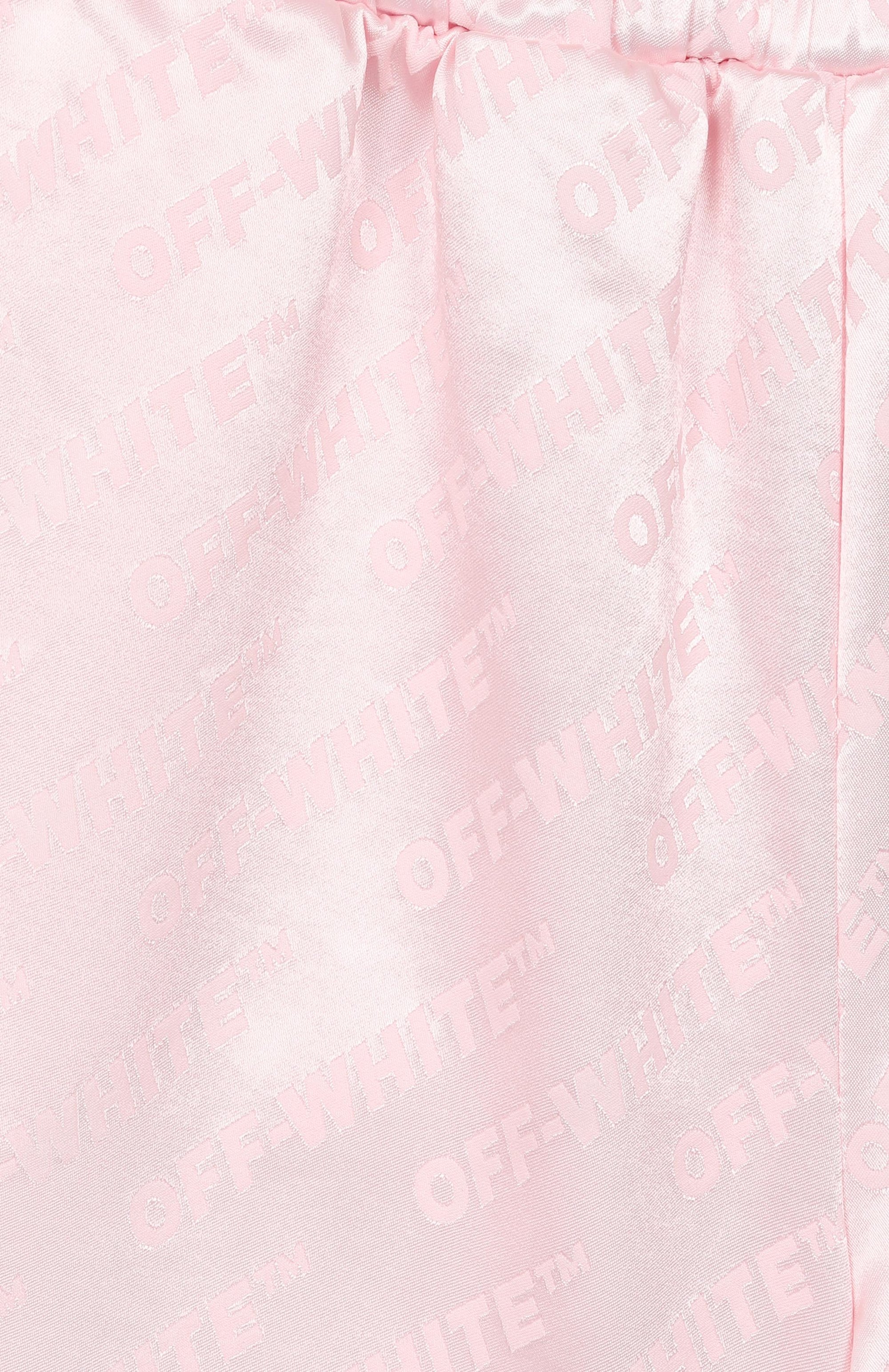 Шорты из вискозы OFF-WHITE светло-розового цвета по цене 22250 руб., арт. 0GCB009S26FAB002_001, фото 3 Шорты из вискозы OFF-WHITE, арт. 0GCB009S26FAB002_001, фото 3