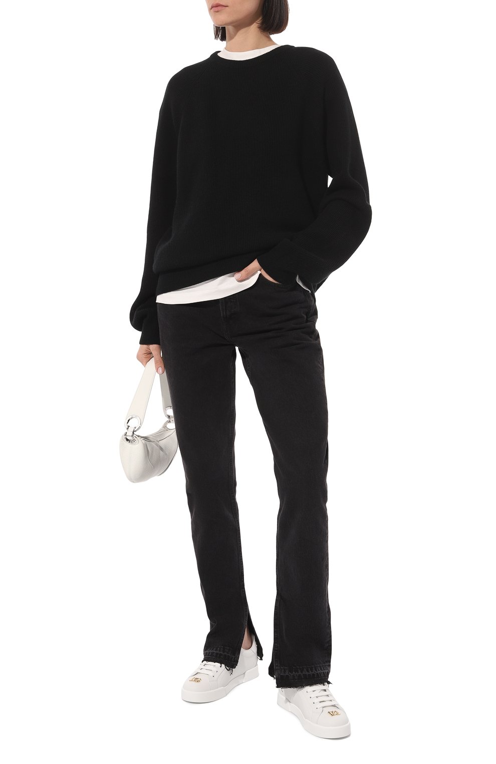 Кожаные кеды portofino DOLCE & GABBANA, арт. CK1602/A1065, фото 2