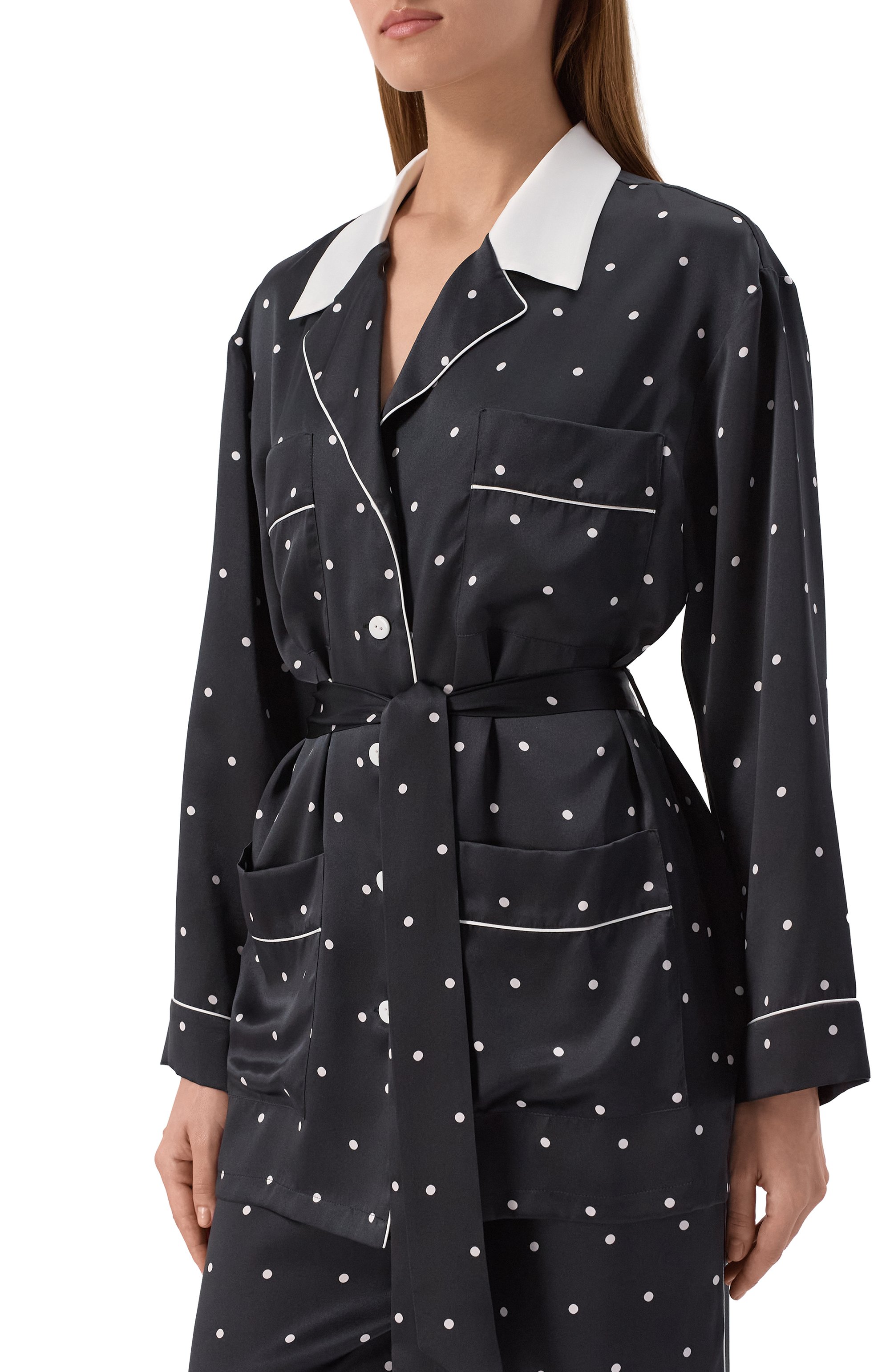 Атласная блузка YANINA, арт. T-2892, фото 3