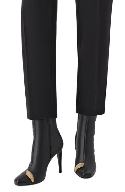 Кожаные ботильоны enigme 105 GIUSEPPE ZANOTTI DESIGN черного цвета по цене 174000 руб., арт. I670016, фото 2 Кожаные ботильоны enigme 105 GIUSEPPE ZANOTTI DESIGN, арт. I670016, фото 2