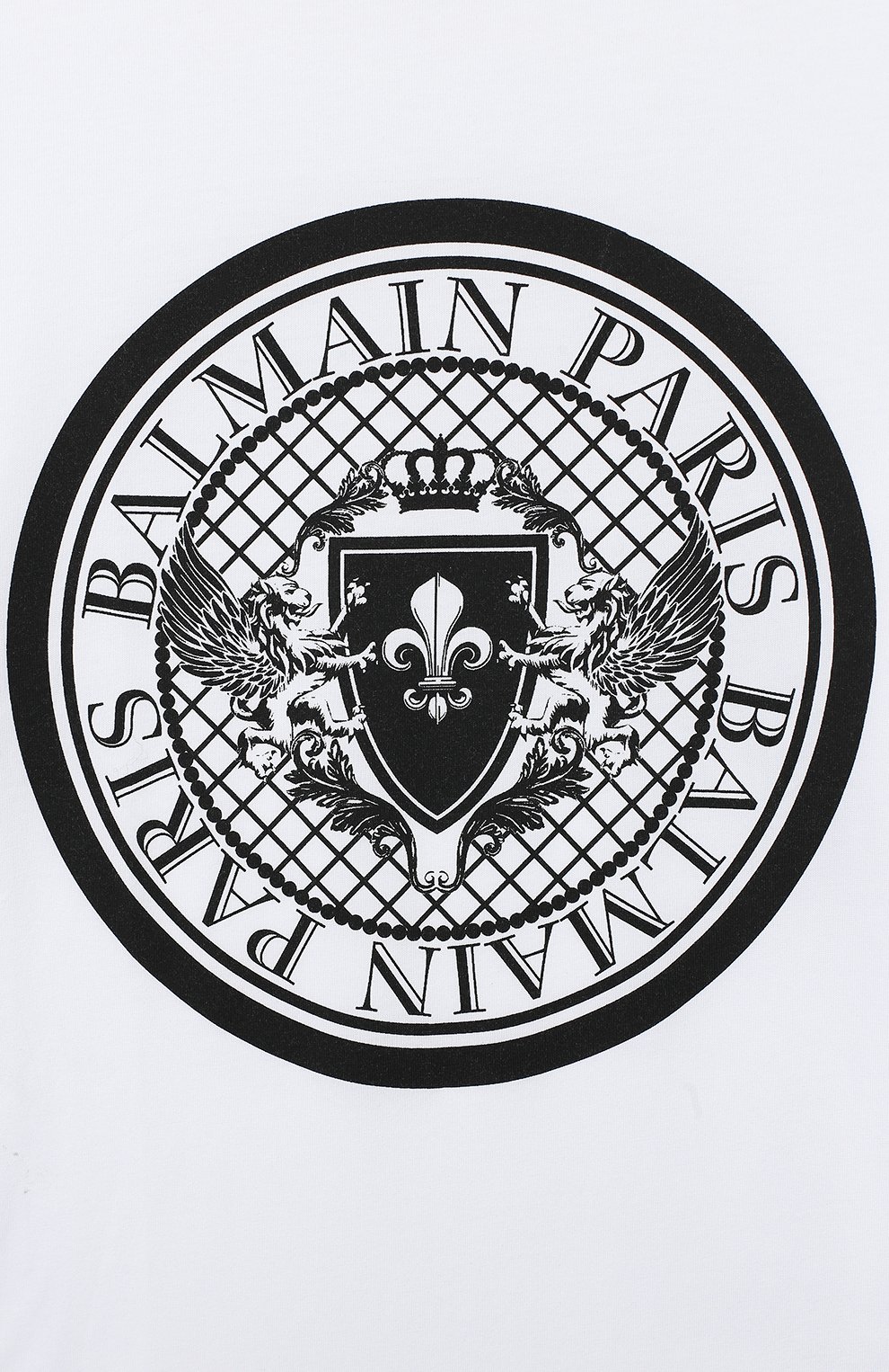 Хлопковая футболка BALMAIN, арт. 6L8621/LX160/4-10, фото 3