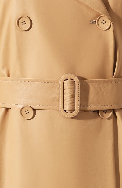 Кожаный тренч LORO PIANA розового цвета по цене 1125000 руб., арт. FAI9799, фото 5 Кожаный тренч LORO PIANA, арт. FAI9799, фото 5