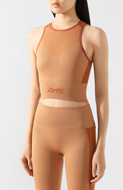 Топ reebok x victoria beckham REEBOK темно-бежевого цвета по цене 4575 руб., арт. GF0250, фото 3 Топ reebok x victoria beckham REEBOK, арт. GF0250, фото 3