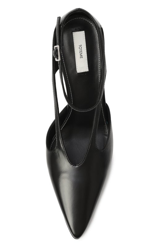 Кожаные туфли TOTEME 254-WAS0288-LE0156 Чёрный  254-WAS0288-LE0156 Фото 6