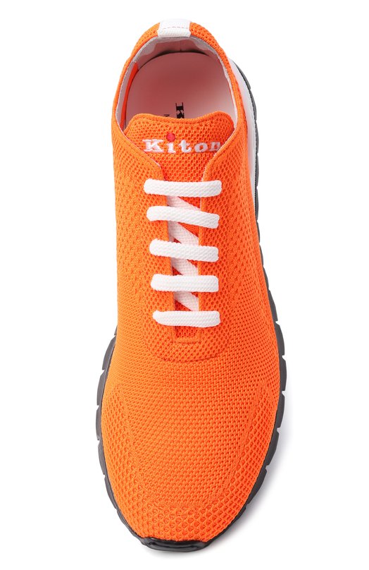 Текстильные кроссовки Kiton USSFITN0080974 Оранжевый  USSFITN0080974 Фото 5