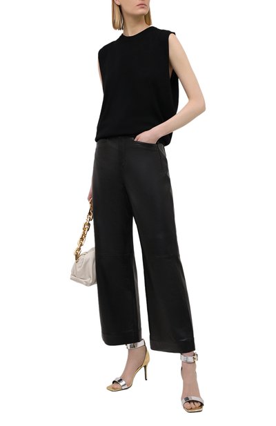 Кожаные босоножки  VERSACE JEANS COUTURE, арт. E0VWAS70-LINEA F0ND0 EMILY DIS. S70/71980, фото 2