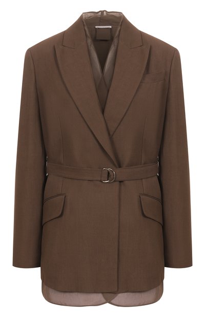 Женский жакет из вискозы и льна BRUNELLO CUCINELLI, арт. MH1267340