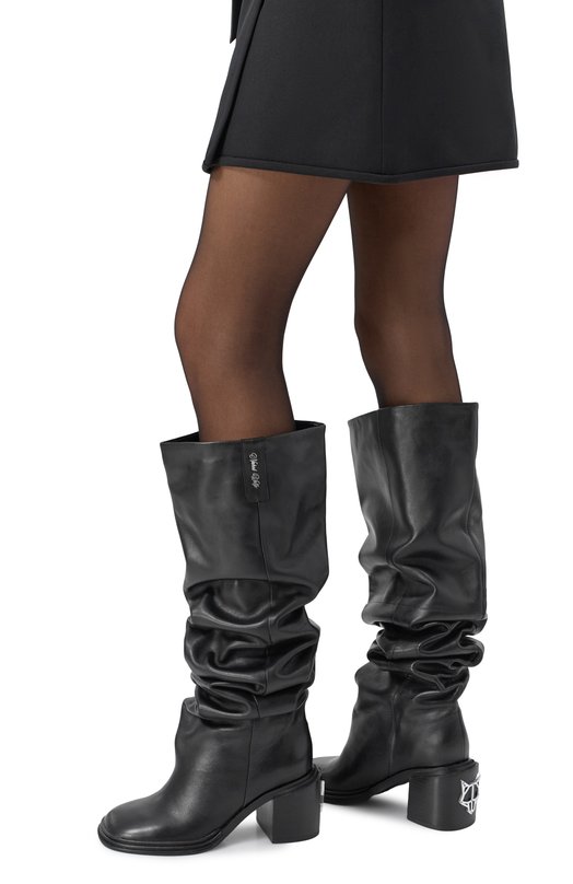 Кожаные сапоги Nature Naked Wolfe NATURE/NAPPA PRINCE Чёрный  NATURE/NAPPA PRINCE Фото 2