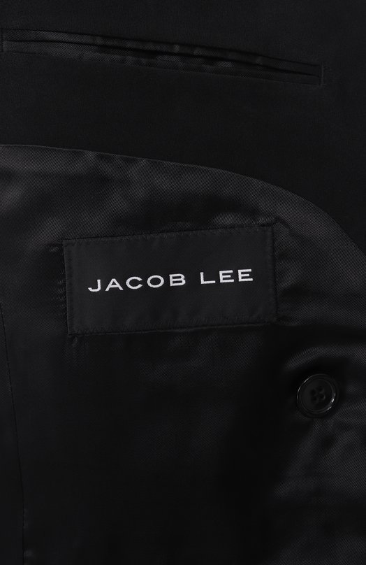 Шелковый пиджак Jacob Lee MWB002SS25-SB Чёрный  MWB002SS25-SB Фото 9