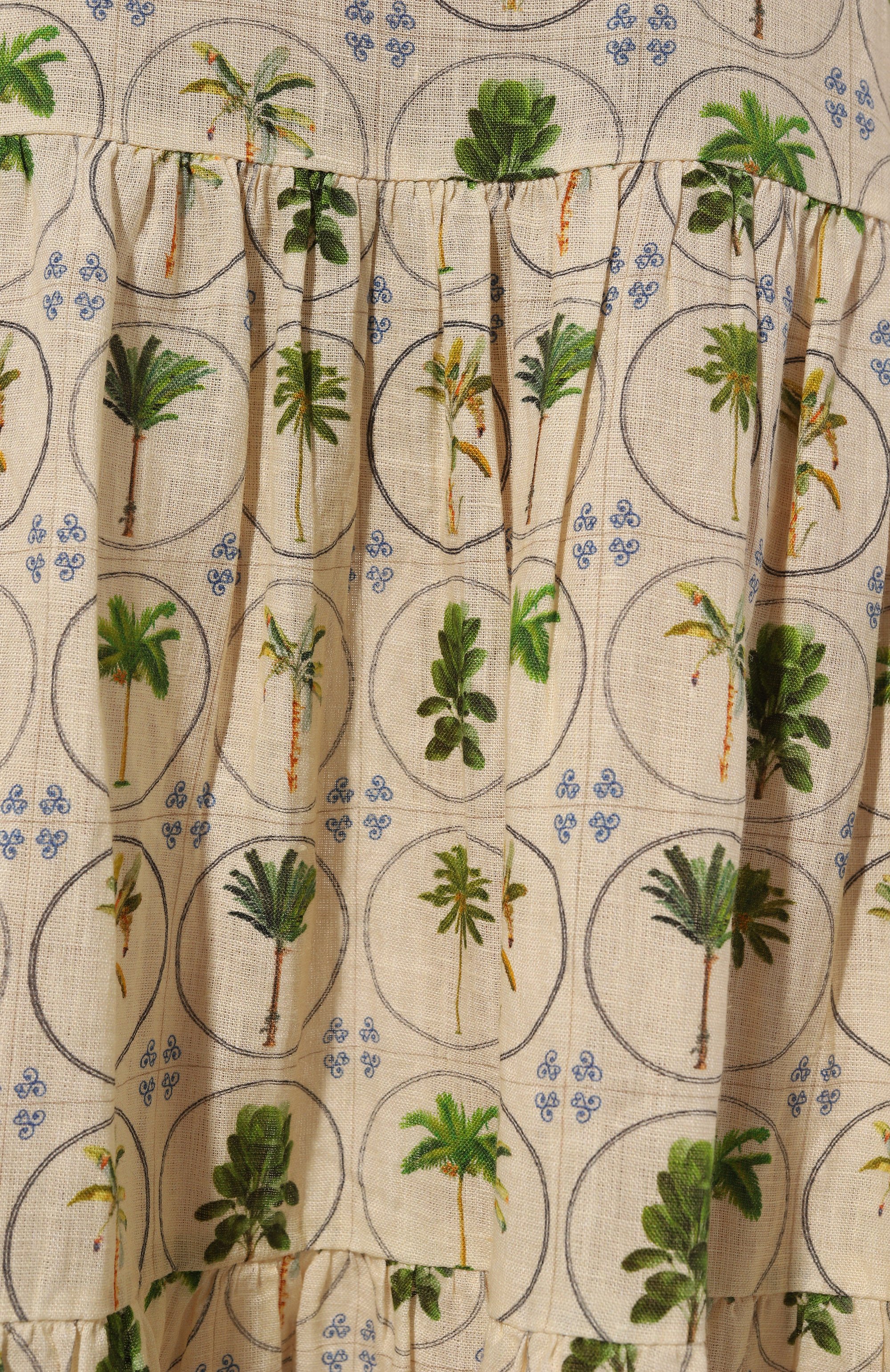 Льняное платье PALM NOOSA кремового цвета по цене 54400 руб., арт. WILL0W DRESS, фото 5 Льняное платье PALM NOOSA, арт. WILL0W DRESS, фото 5