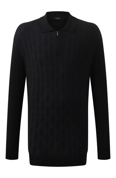 Мужская поло из кашемира и шелка ZILLI, арт. KZP001M0330VSPK00/62