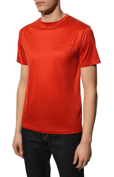 Хлопковая футболка STEFANO RICCI, арт. MNH3102250/TE0001, фото 3