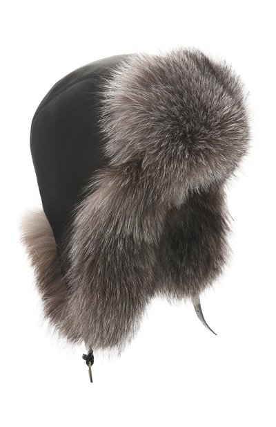 Мужская шапка-ушанка с мехом песца FURLAND, арт. 0056403310010600136