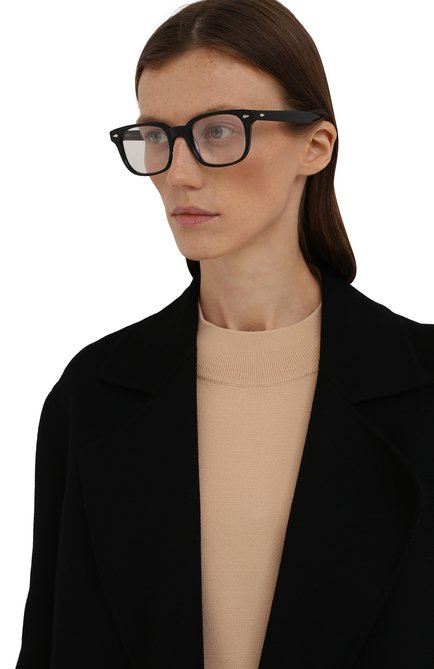 Женские оправа MOSCOT черного цвета, арт. B0YCHIK 0200-01 | Фото 2 (Тип очков: Оправа; Региональные ограничения белый список (Axapta Mercury): RU, Не проставлено; Кросс-КТ: Оправы-унисекс; Нос: Не проставлено; Материал: Пластик; Оптика Гендер: оптика-унисекс)
