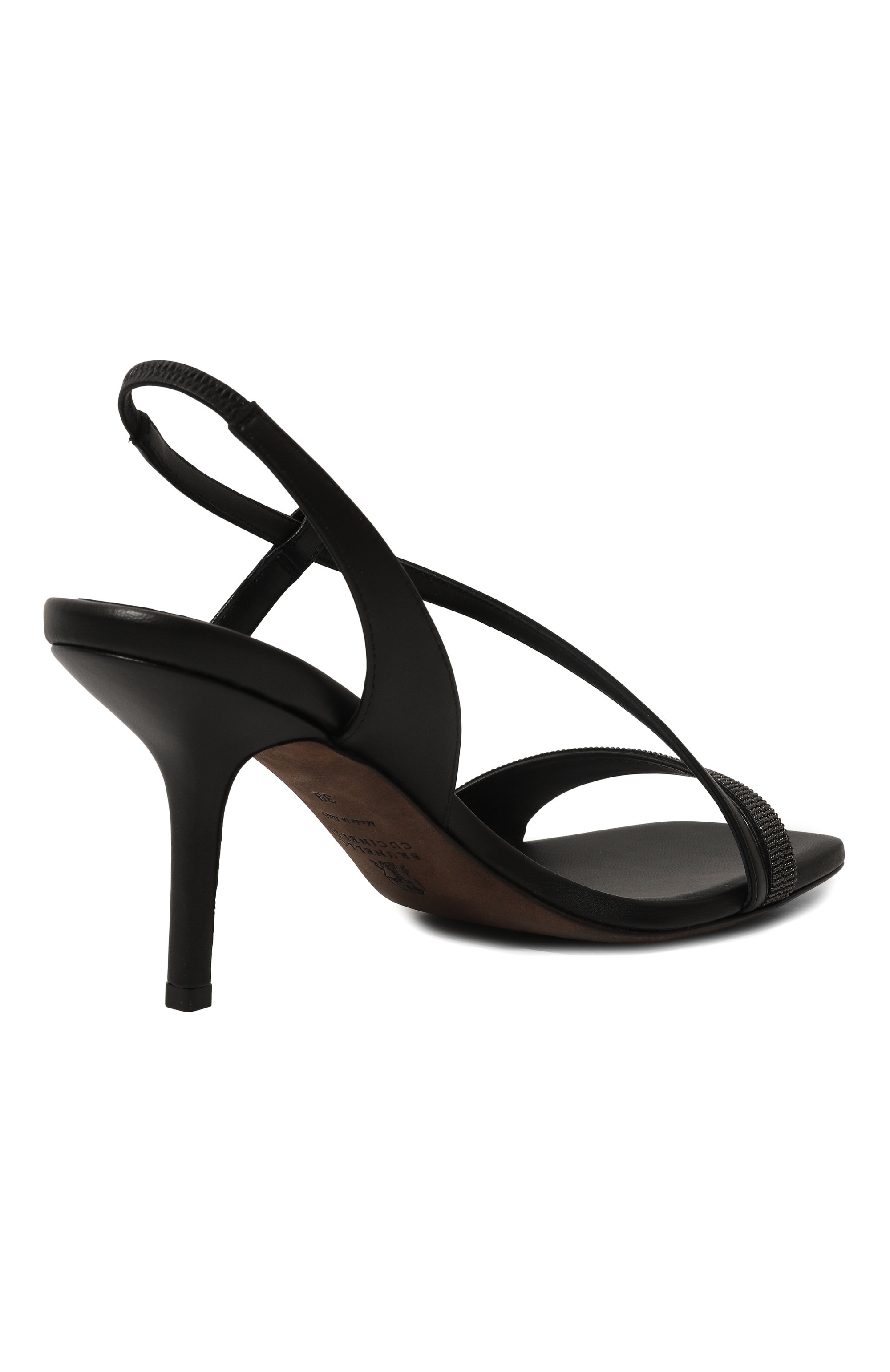 Кожаные босоножки BRUNELLO CUCINELLI, арт. MZSKC2665, фото 5