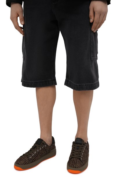 Текстильные кеды b-court BALMAIN, арт. XM1VI288/TCVM, фото 3