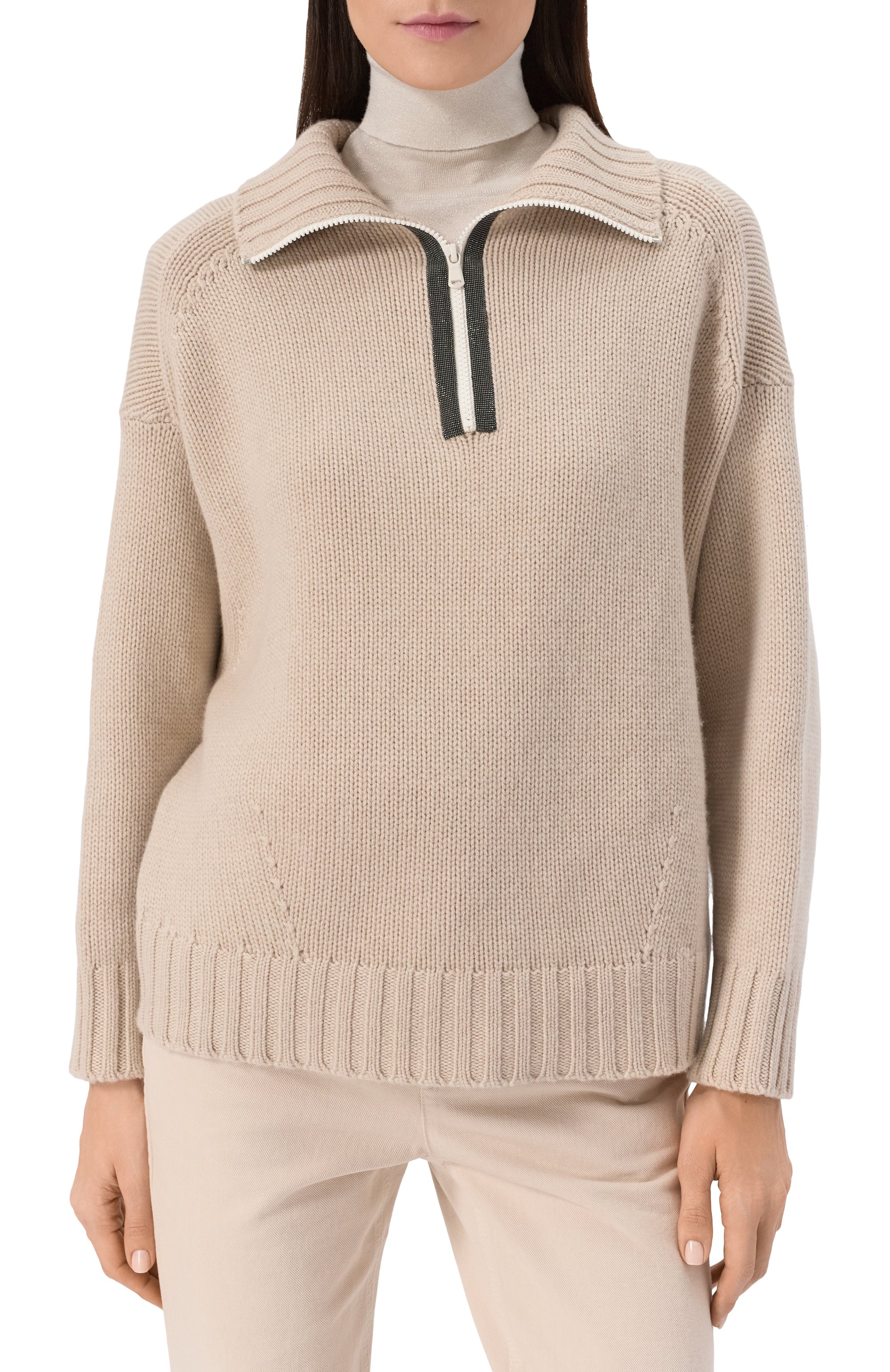 Кашемировый свитер BRUNELLO CUCINELLI, арт. M12316204, фото 3