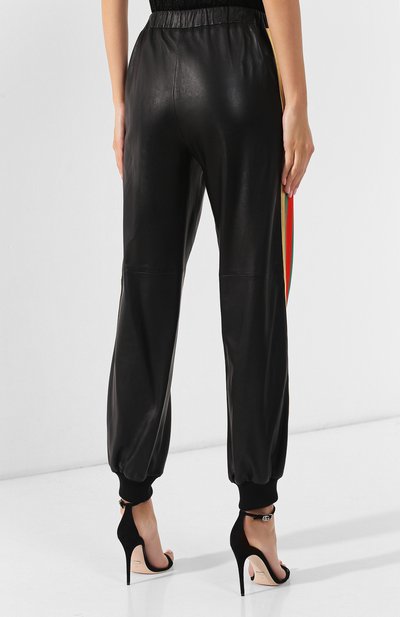 Кожаные джоггеры GUCCI, арт. 573075/XNAB0, фото 4