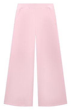 Детские хлопковые брюки BALMAIN светло-розового цвета, арт. BV6A00 | Фото 1 (Материал внешний: Хлопок; Нос: Не проставлено; Девочки Кросс-КТ: Брюки-спорт; Автоматизация состава: Проставлено; Ростовка одежда: 6 лет | 116 см, 8 лет | 128 см, 10 - 11 лет | 140 - 146см, 12 лет | 152 см, 13 - 15 лет | 158 см, 16 лет | 164 см)