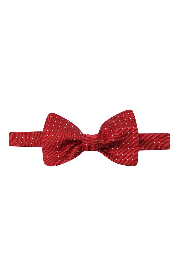 Мужской шелковый галстук-бабочка LANVIN бордового цвета, арт. 1309/B0W TIE | Фото 1 (Материал: Текстиль, Шелк; Нос: Не проставлено)