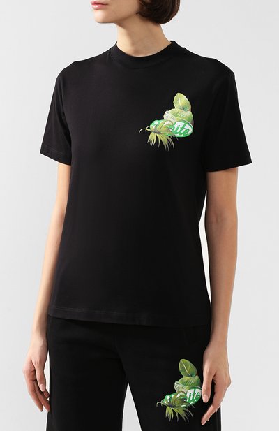 Хлопковая футболка OFF-WHITE, арт. 0WAA049F19F290531040, фото 3