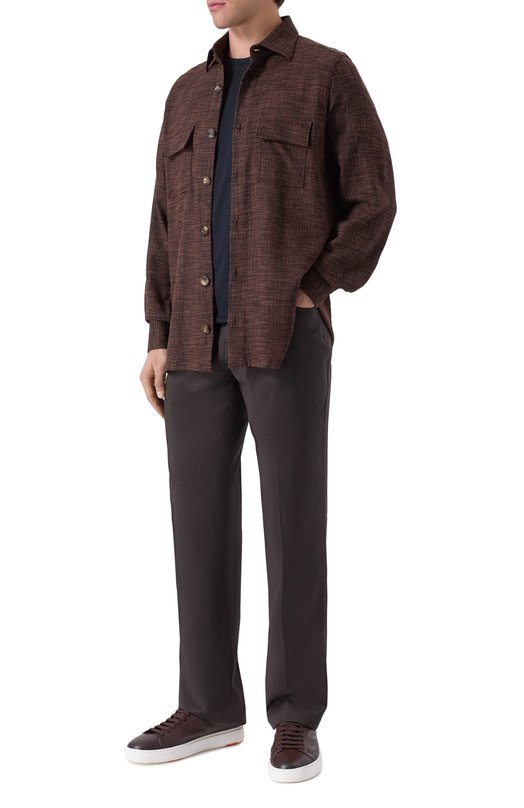 Хлопковая футболка Kiton UMK0721K5 Чёрный  UMK0721K5 Фото 2