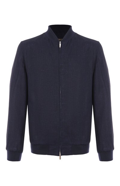 Мужской льняной бомбер ZILLI, арт. B0M01BM0800VNI000_N01N